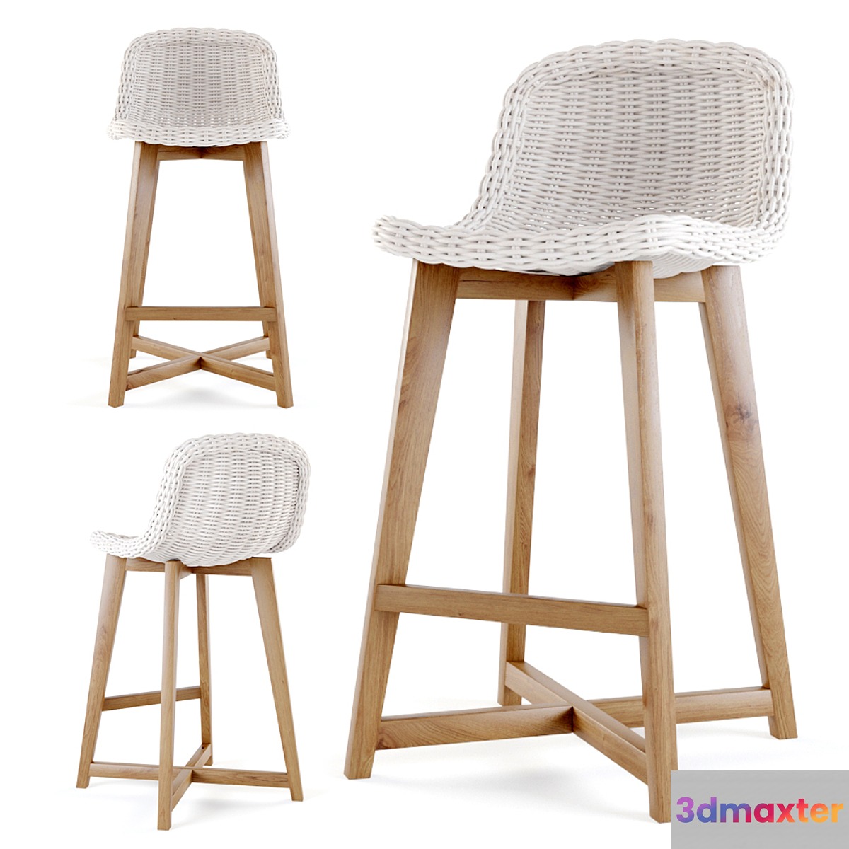 S2DIO - Wood and resin high chair NORWAY