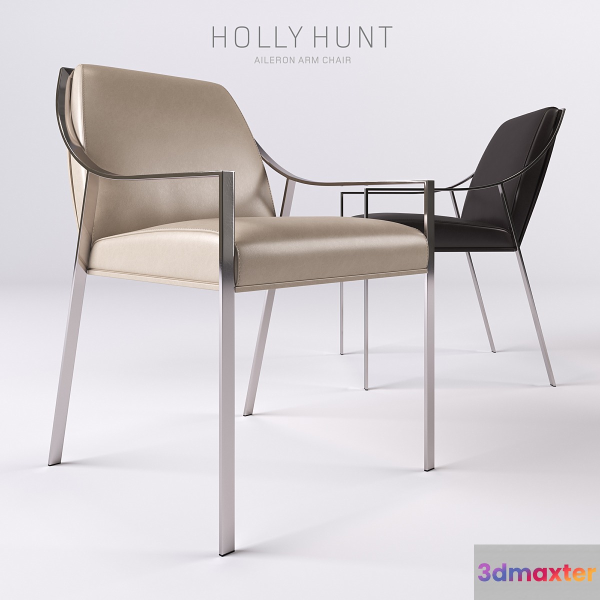 HOLLY HUNT AILERON DINING ARM CHAIR
