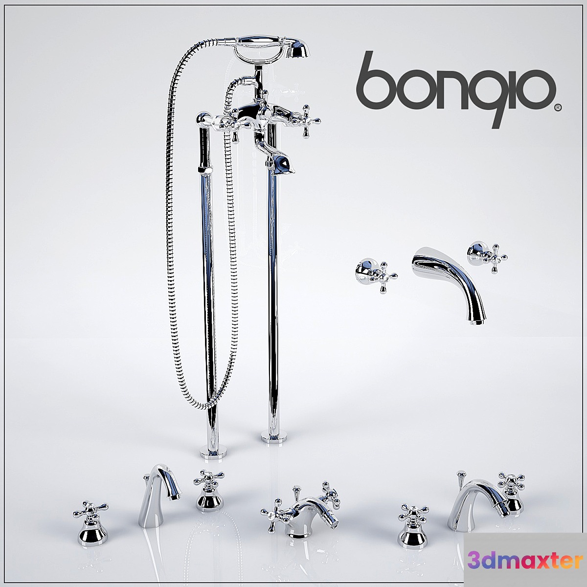 Bongio mixers 3D Max