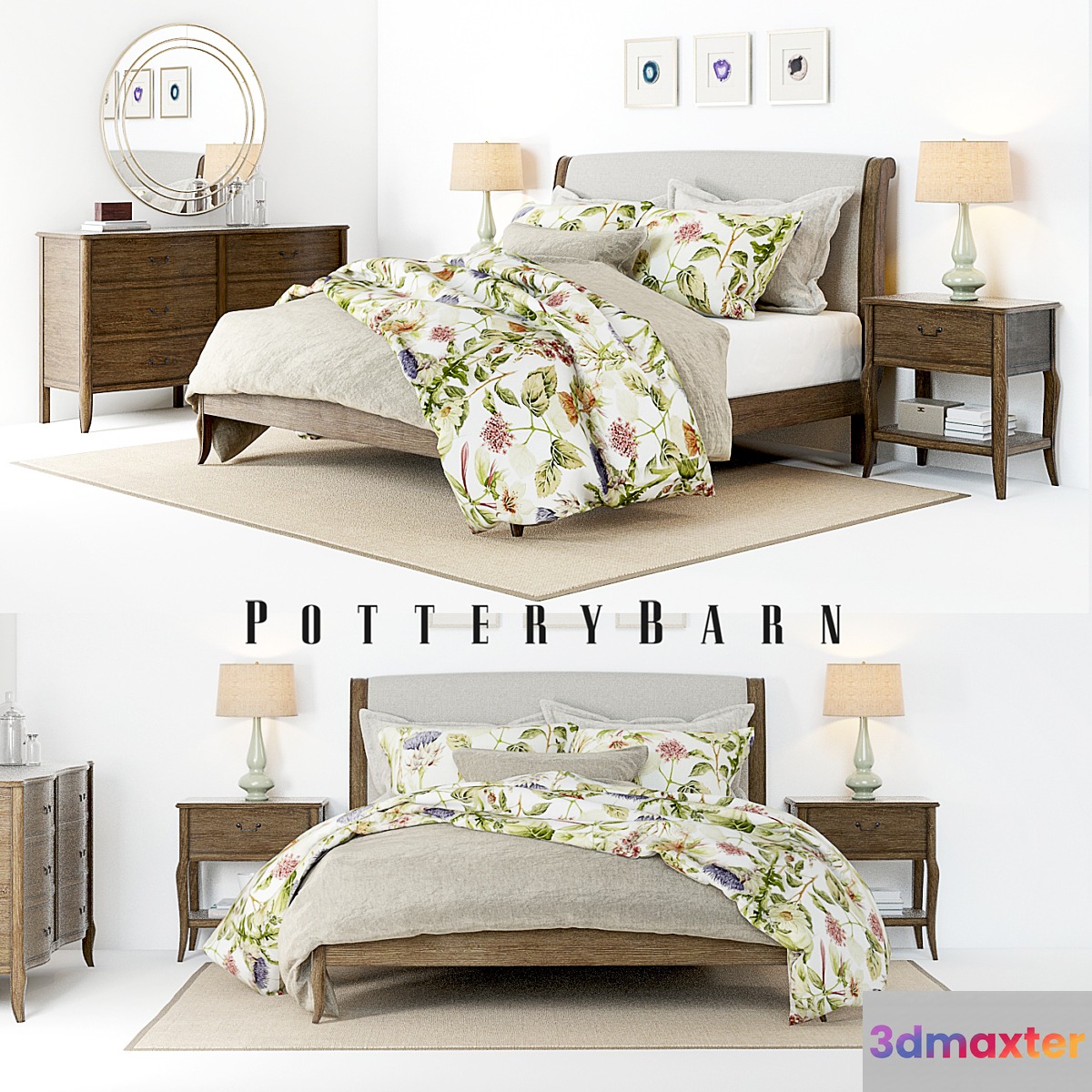 Pottery Barn Calistoga Bed set