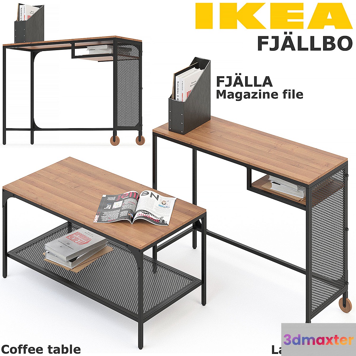 FJALLBO (FIALLBO) TABLE SET 3D Max
