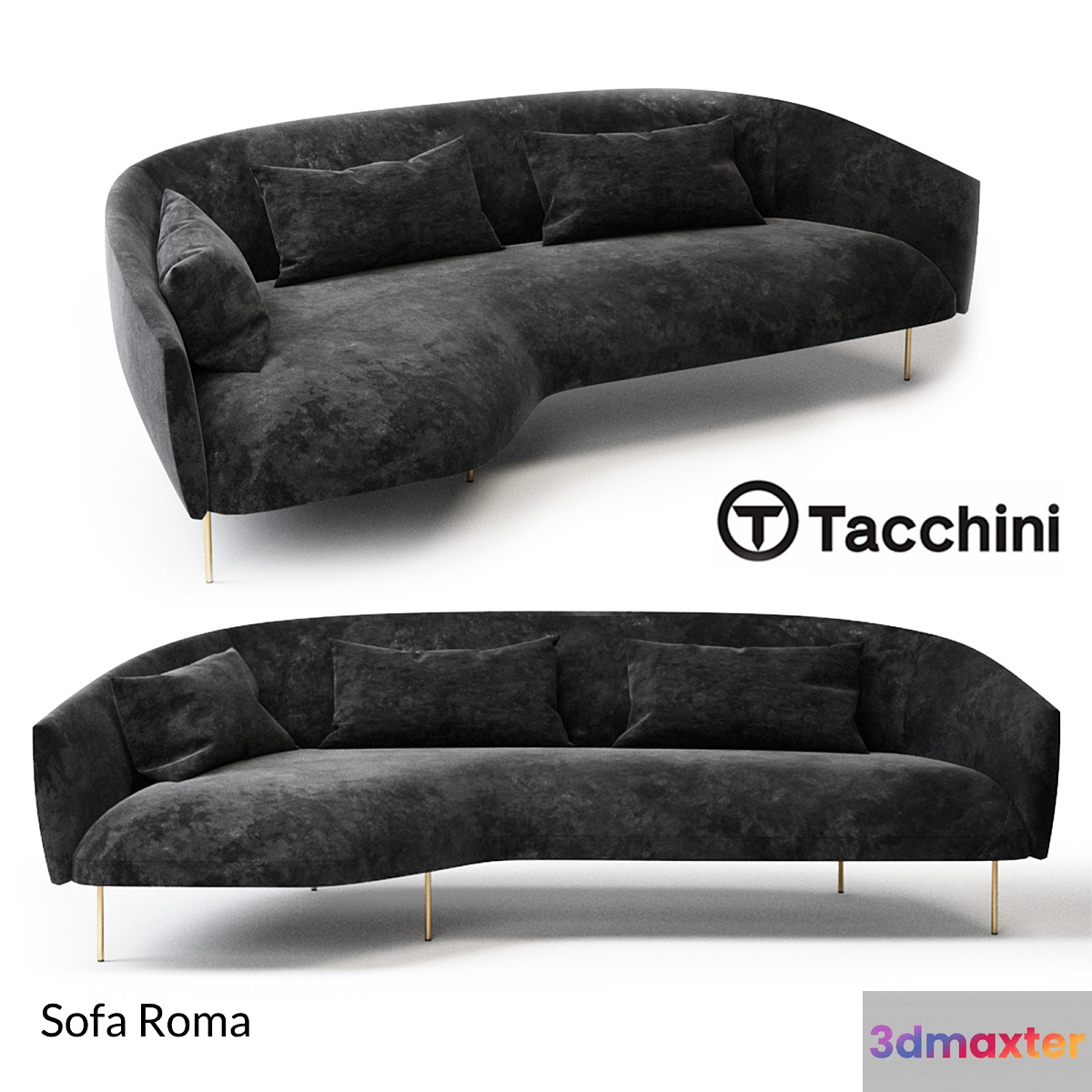 Sofa Roma | Tacchini 3D Max