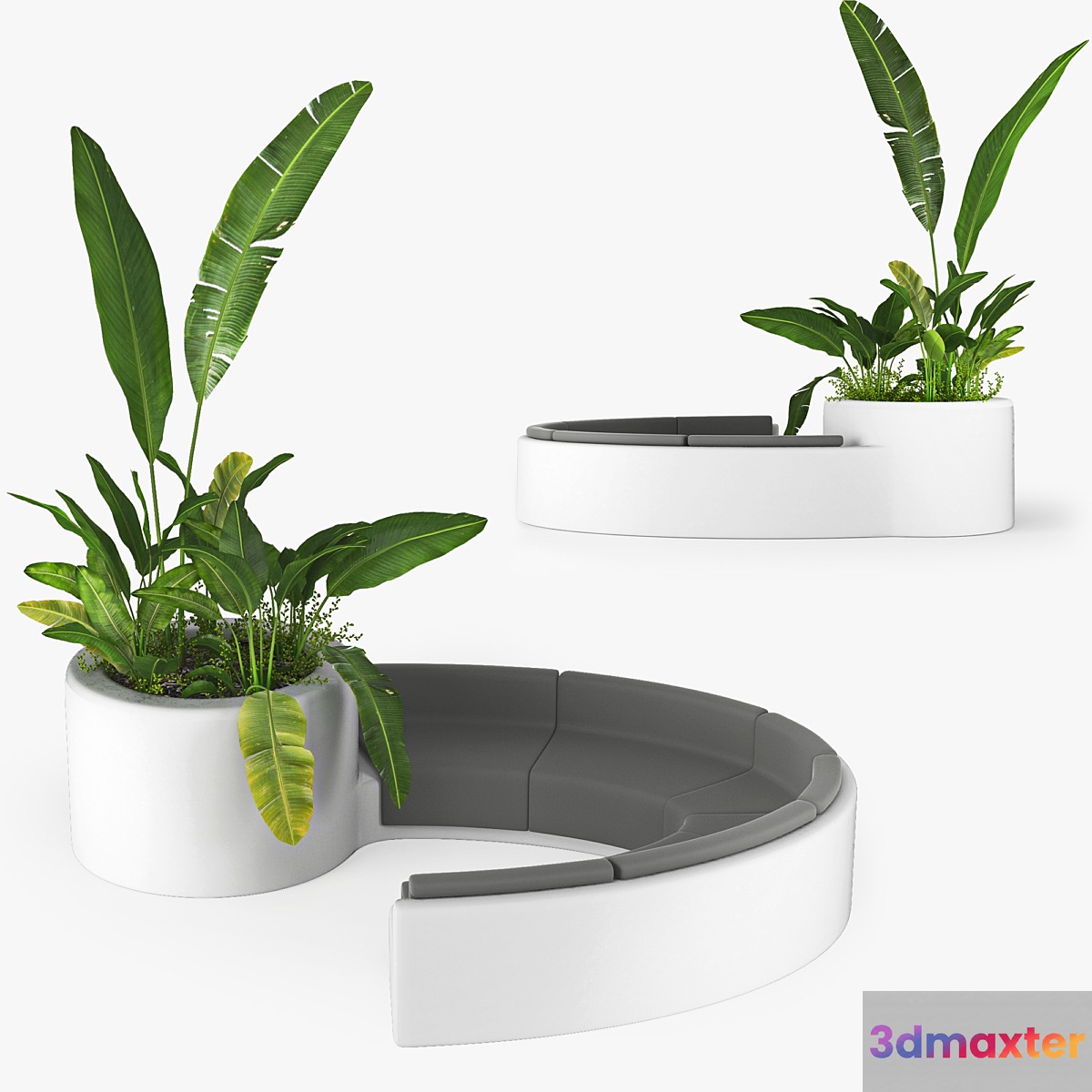 Flowerbed 3D Max