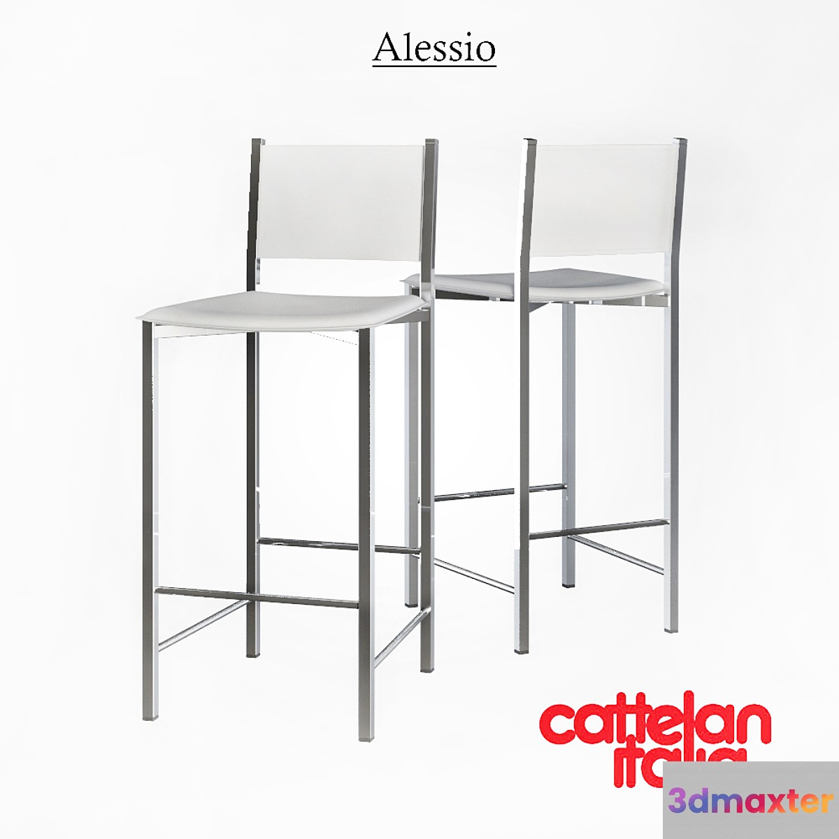 Bar stool Cattelan Italia Alessio - No.2 3D Max