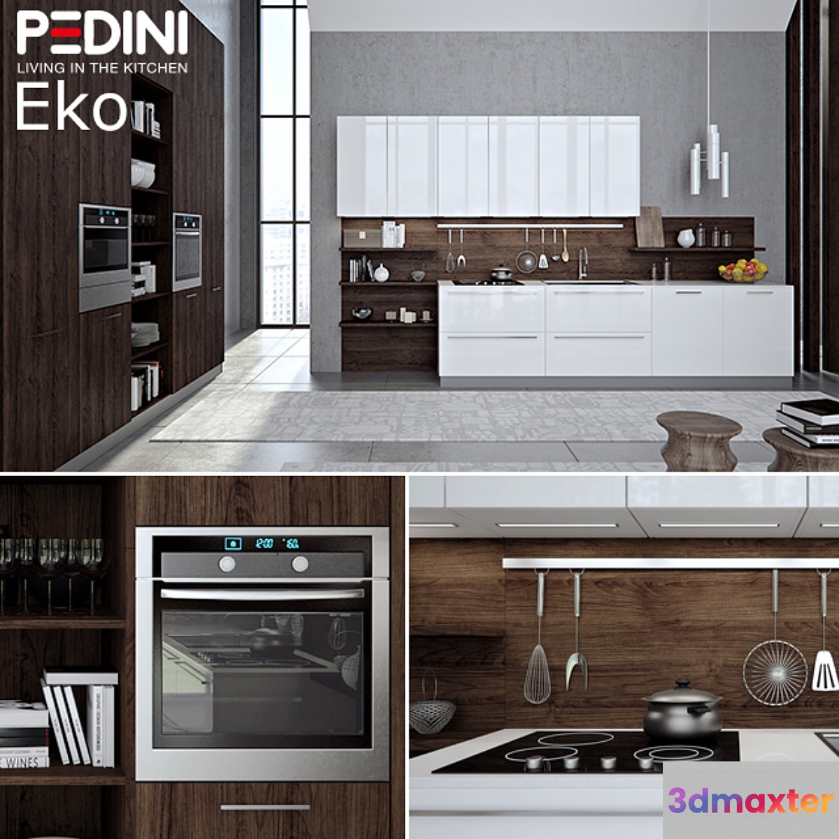 Kitchen Pedini Eko set3 (v-ray) 3D Max