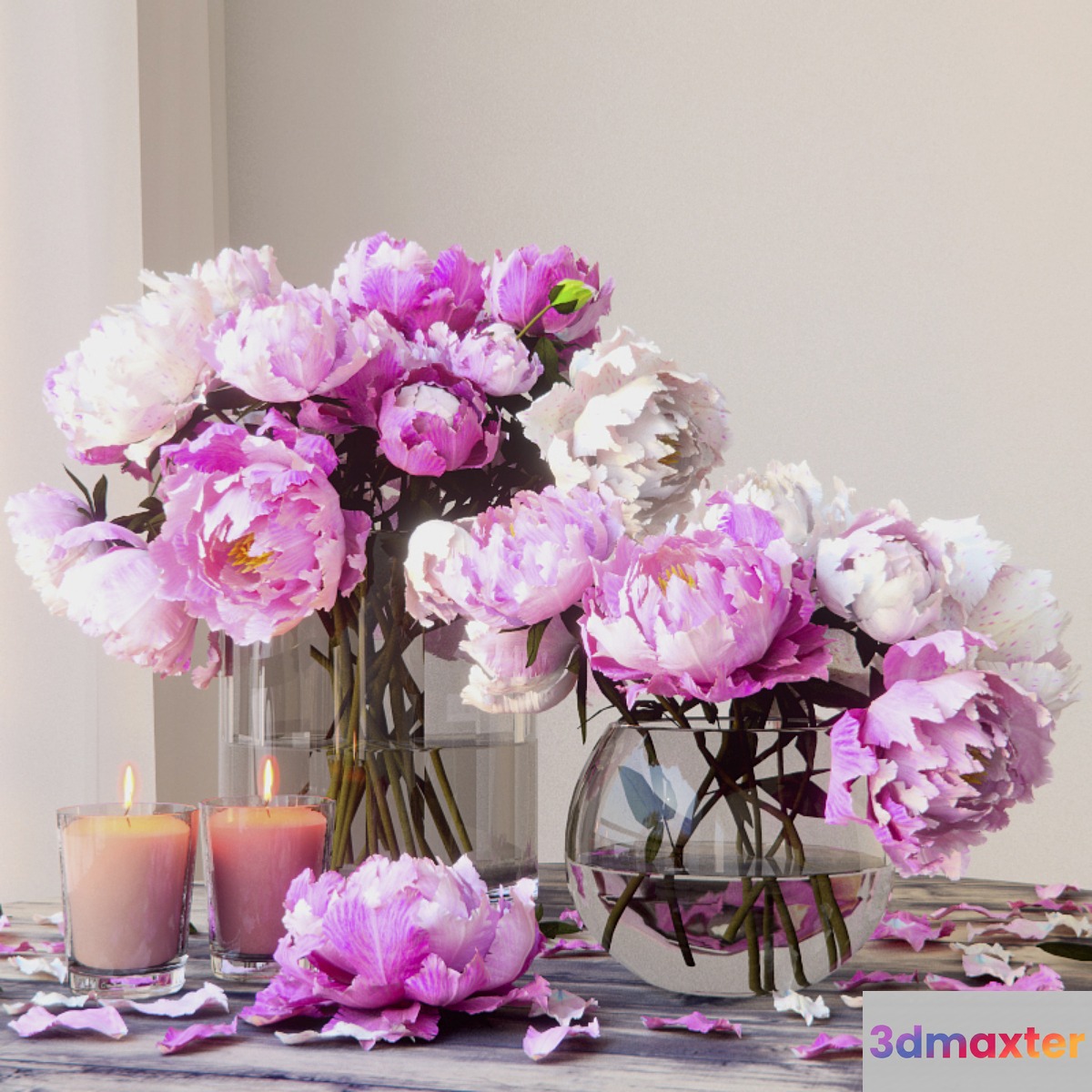 Peonies - No.3 3D Max