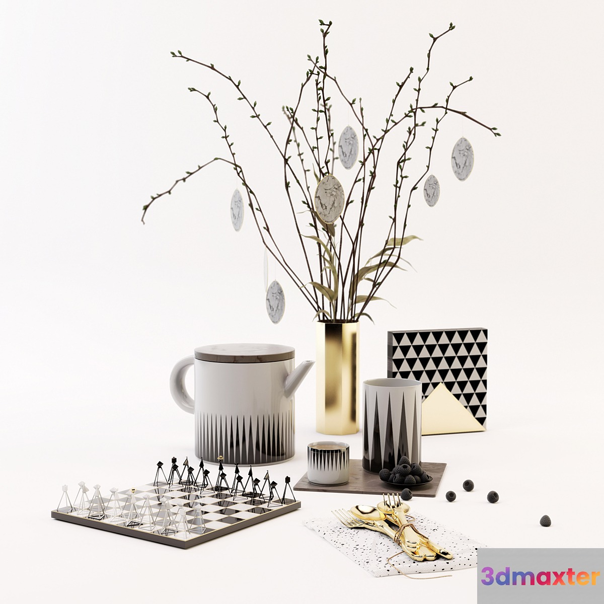 Table_SET 3D Max