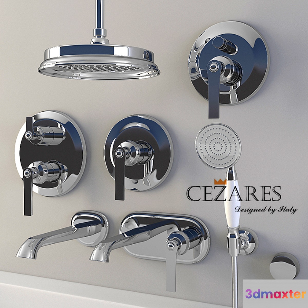 Set of built-in sanitary ware Cezares Liberty