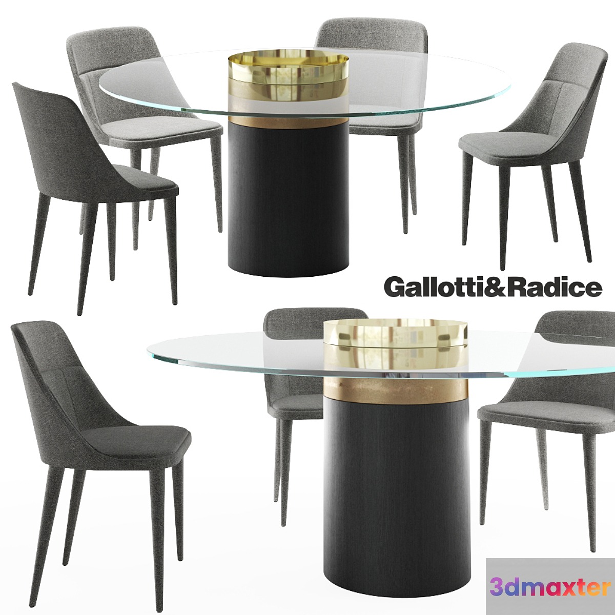 Gallotti&Radice Jackie chair | Haumea-T table - No.2