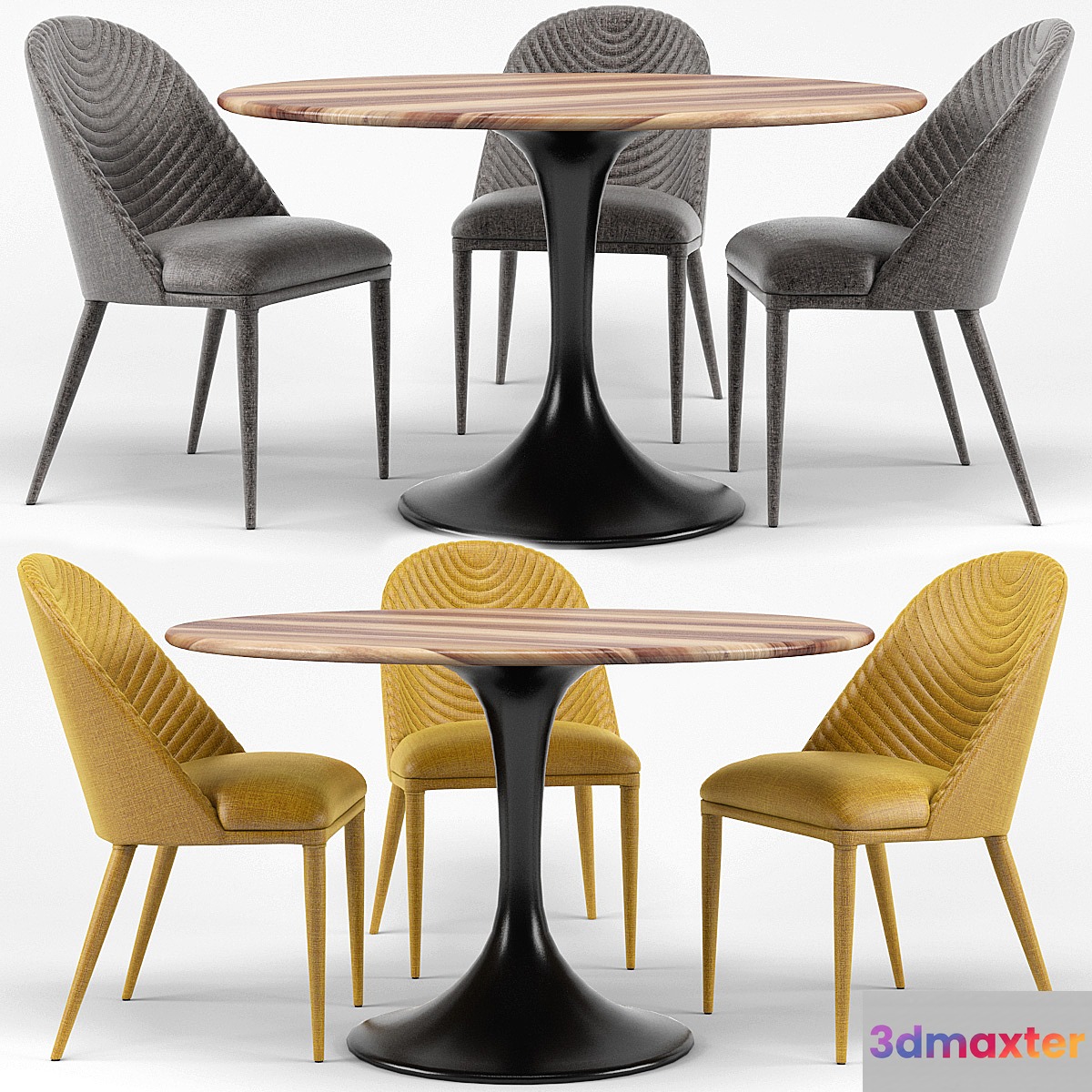 Amarelo Chair Thor Dining Table - No.2