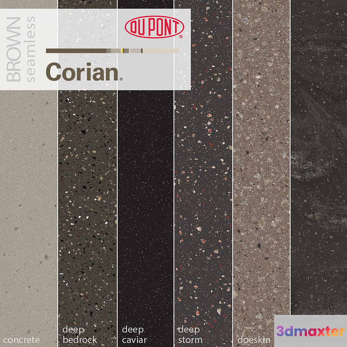 Dupont Corian Kitchen Countertops Brown 3