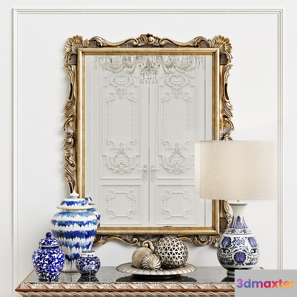 Lineatre Mirror 185062 3D Max