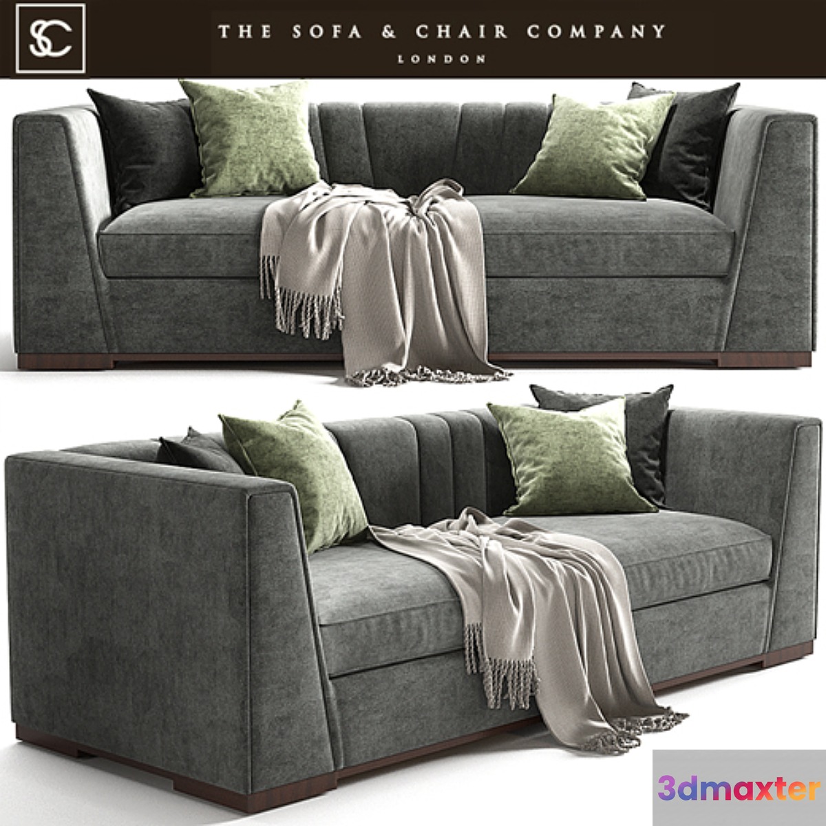 The Sofa & Chair Company 01 Valentino sofa 3D Max
