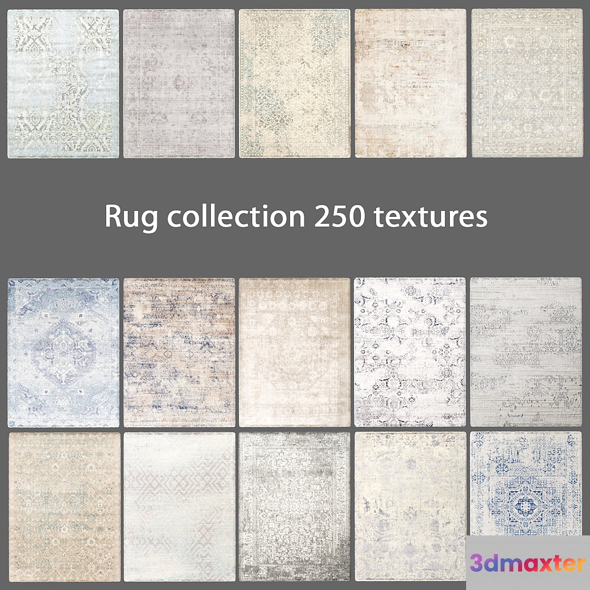 Collection of carpets 13 3D Max