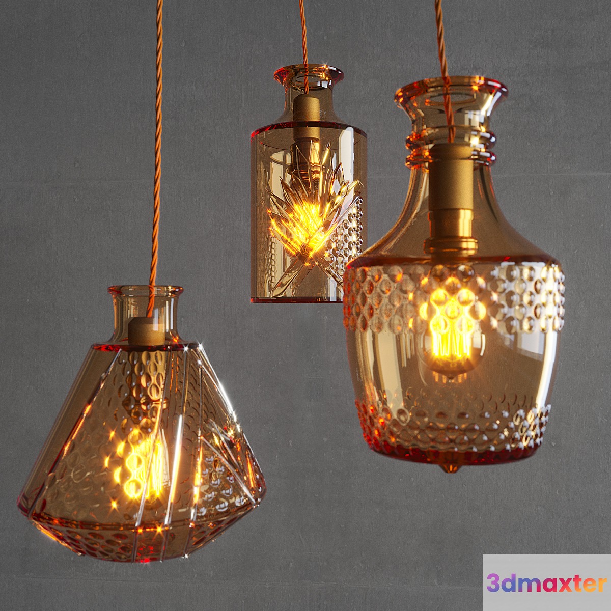 Restaurant Bar creative fashion bottle chandelier