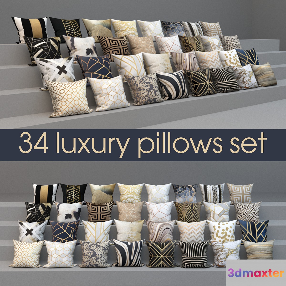 Set of luxury 34 pillows set of 34 pillows