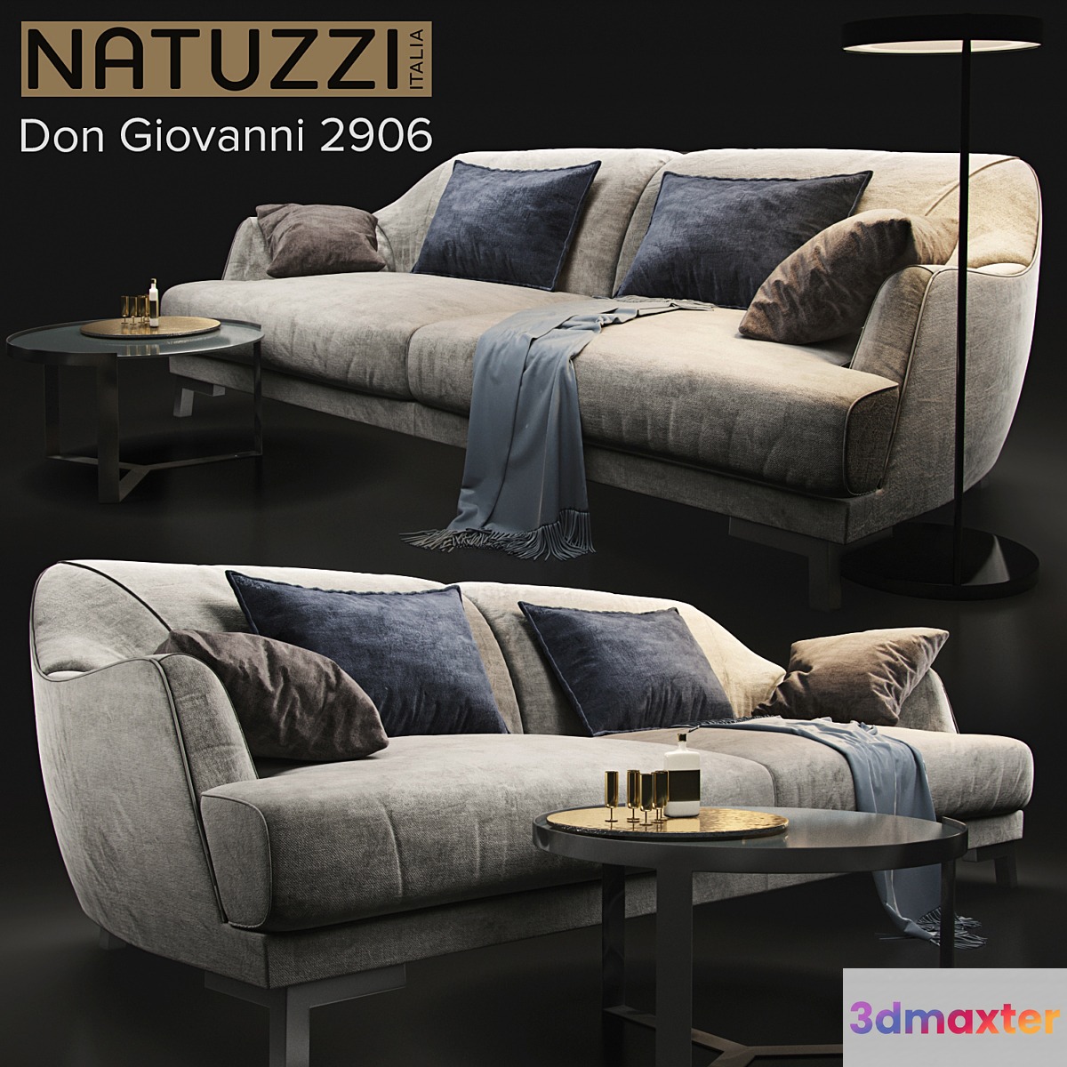 Sofa natuzzi Don Giovanni 2906 - No.2