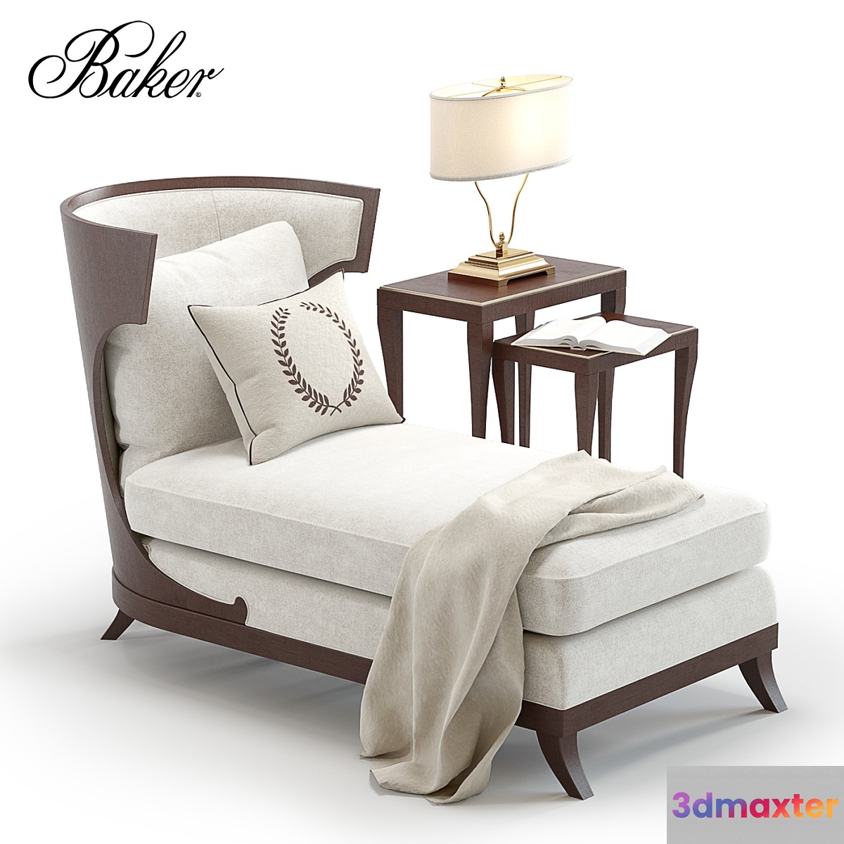 Baker Atrium Chaise - No.2 3D Max