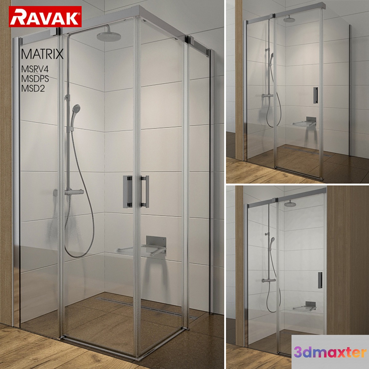 Shower RAVAK Matrix 3D Max
