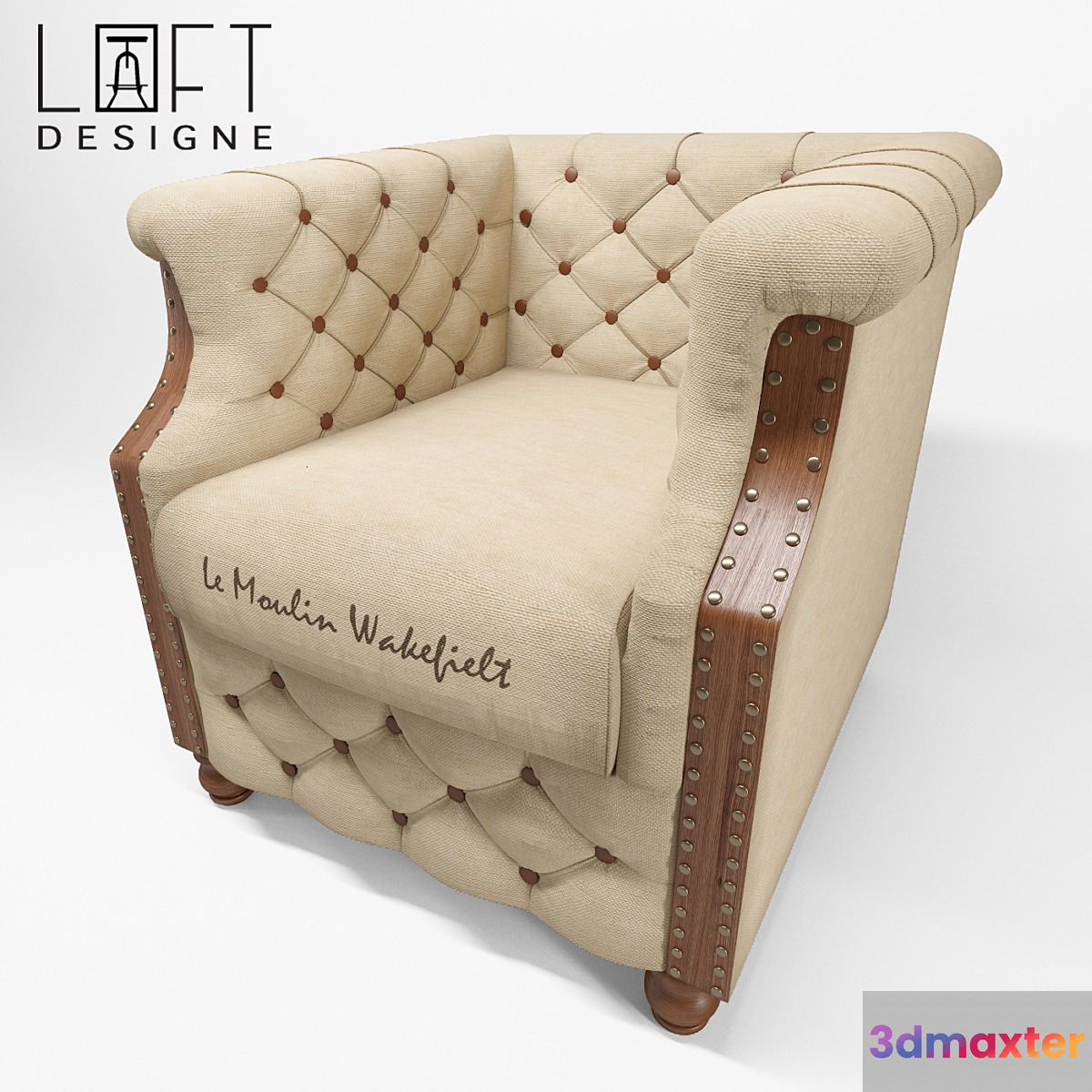 Chair Loft design model 094 3D Max
