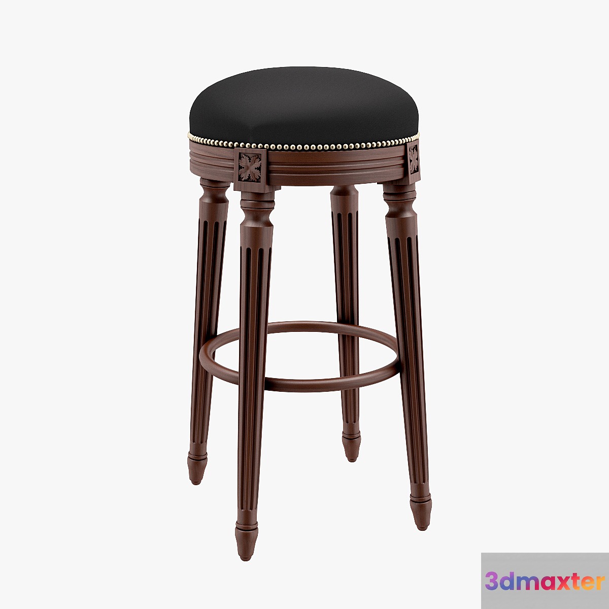 Bar stool Luigi - Seven Sedie 3D Max