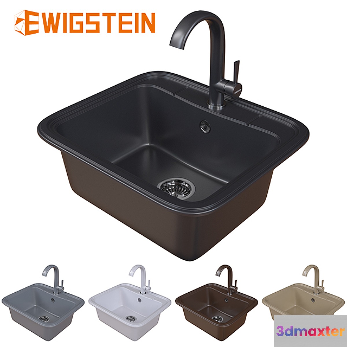 Mixer and sink EWIGSTEIN 3D Max