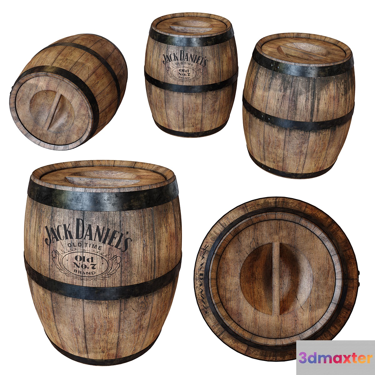 Old Barrel 3D Max