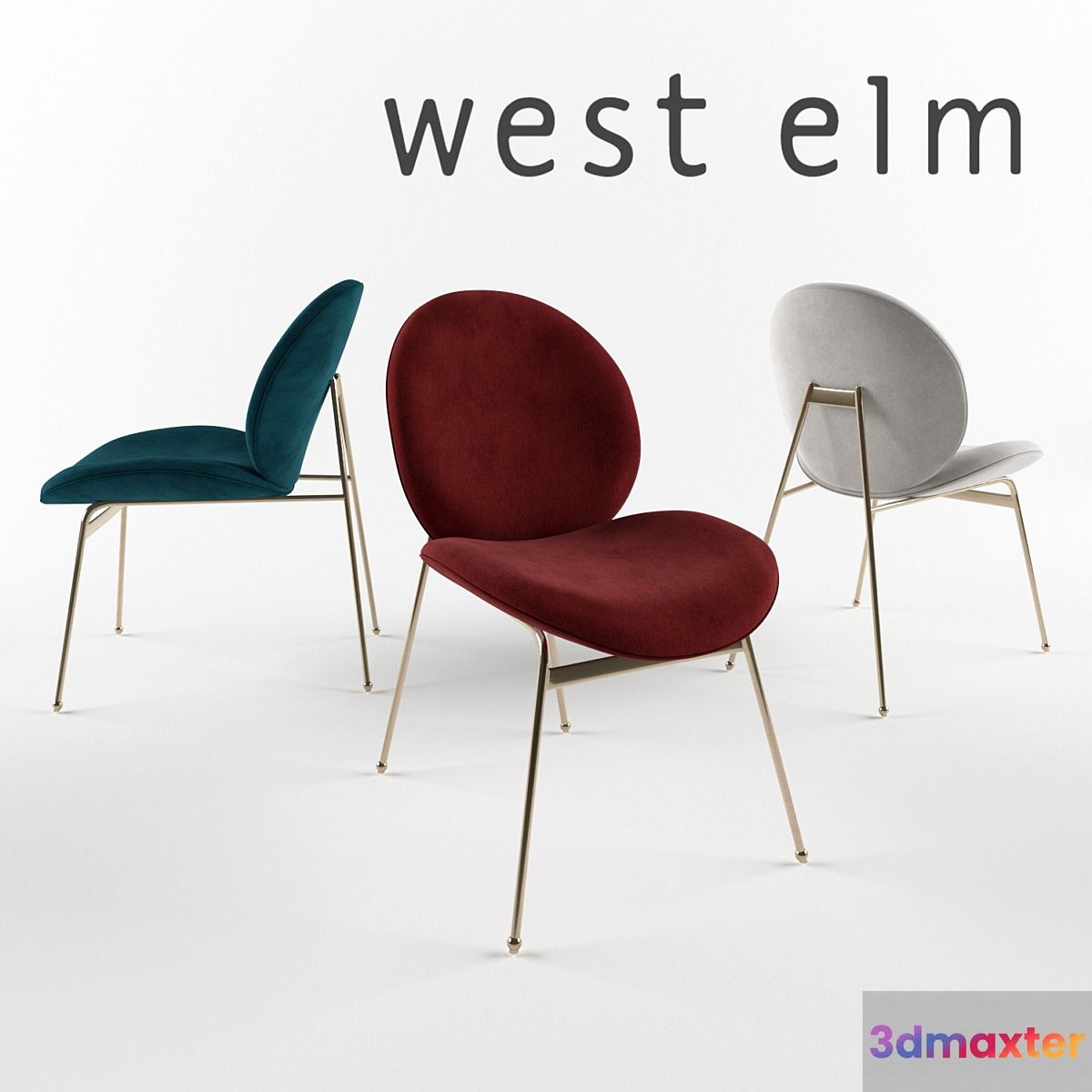 West elm Jane Dining Chair 3D Max