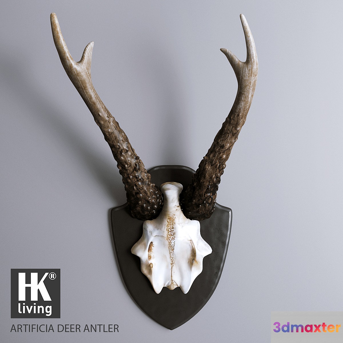 HKliving Artificial Deer Antler
