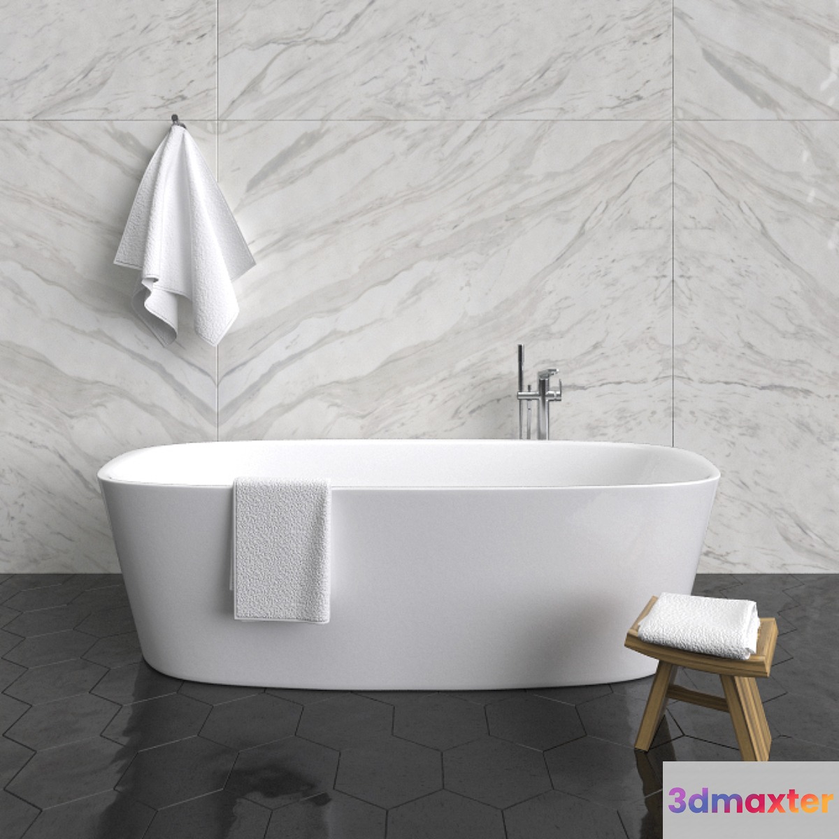 Ideal Standard Bathtub Dea and Melange Mixer 3D Max