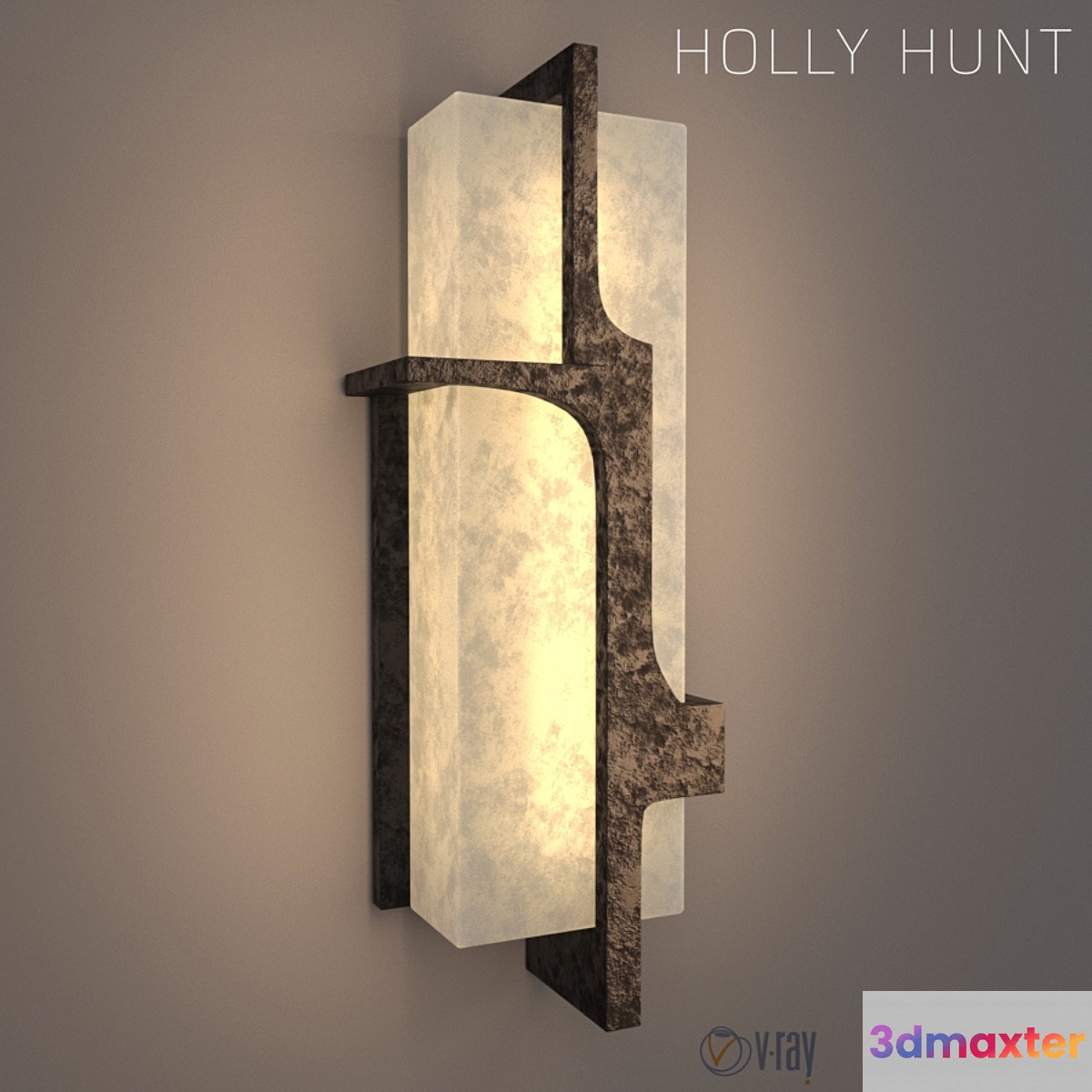 Holly Hunt Ariel sconce 3D Max