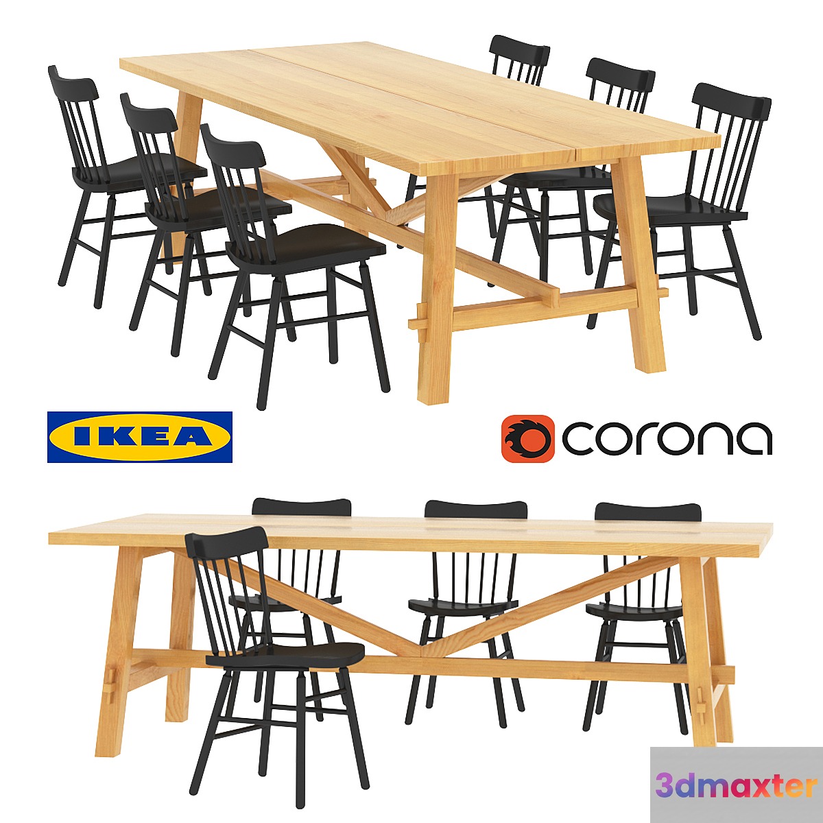 Ikea set 3D Max