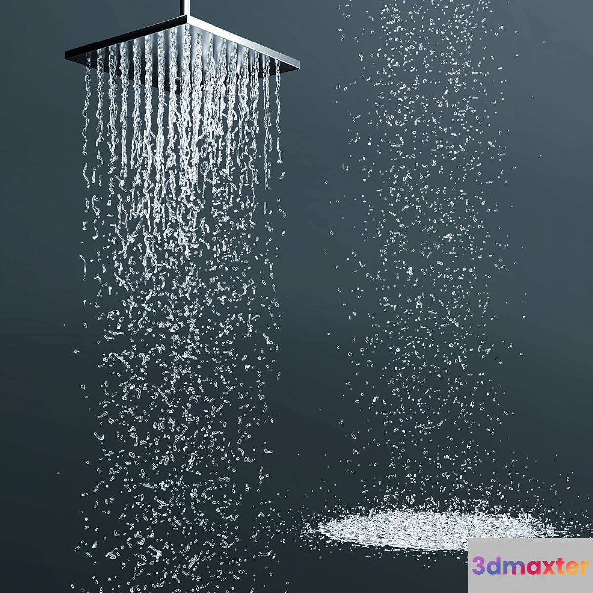 Top Shower Jacob Delafon Katalyst E13696-CP 3D Max Top Shower Jacob Delafon Katalyst E13696-CP 3D Max