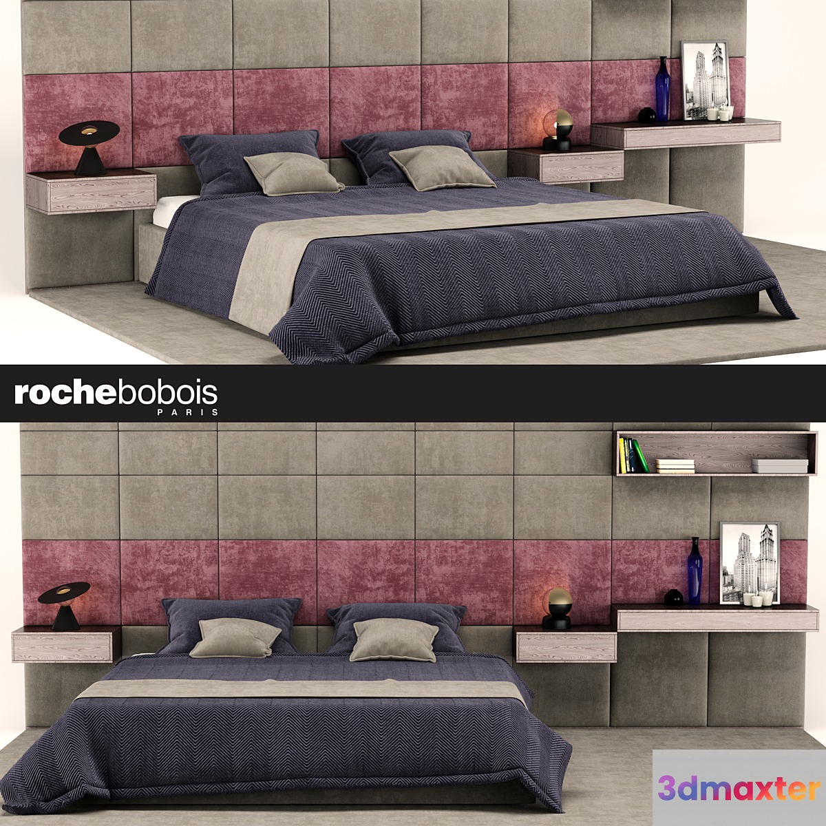 COURCHEVEL BED by Roche Bobois
