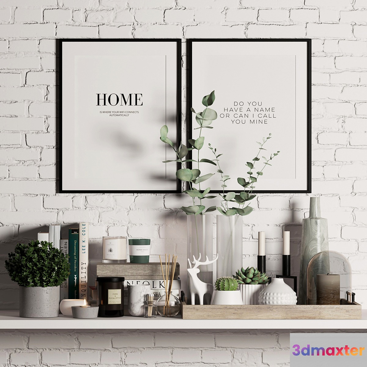 Decorative set 15 - No.3 3D Max