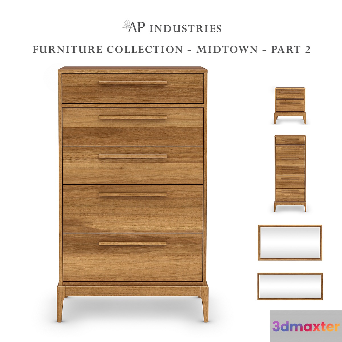 Ap Midtown Walnut Collection 2 3D Max