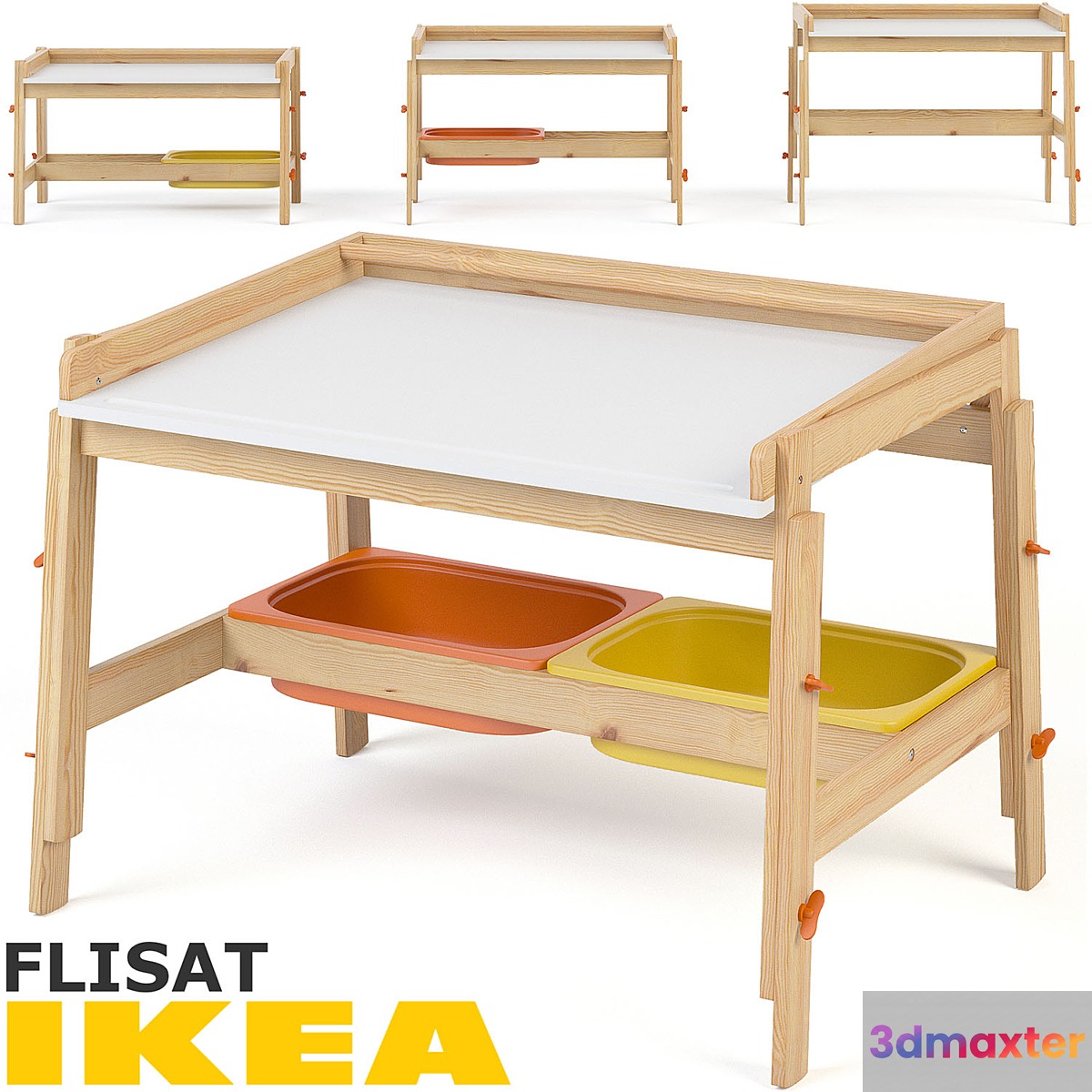 IKEA FLISAT (FLISAT) SET 3D Max