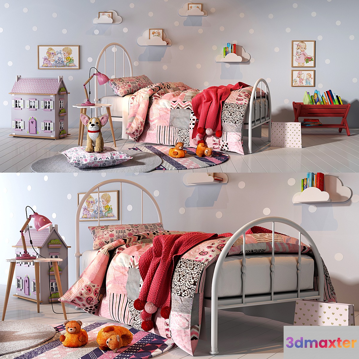 Girl bedroom set 01