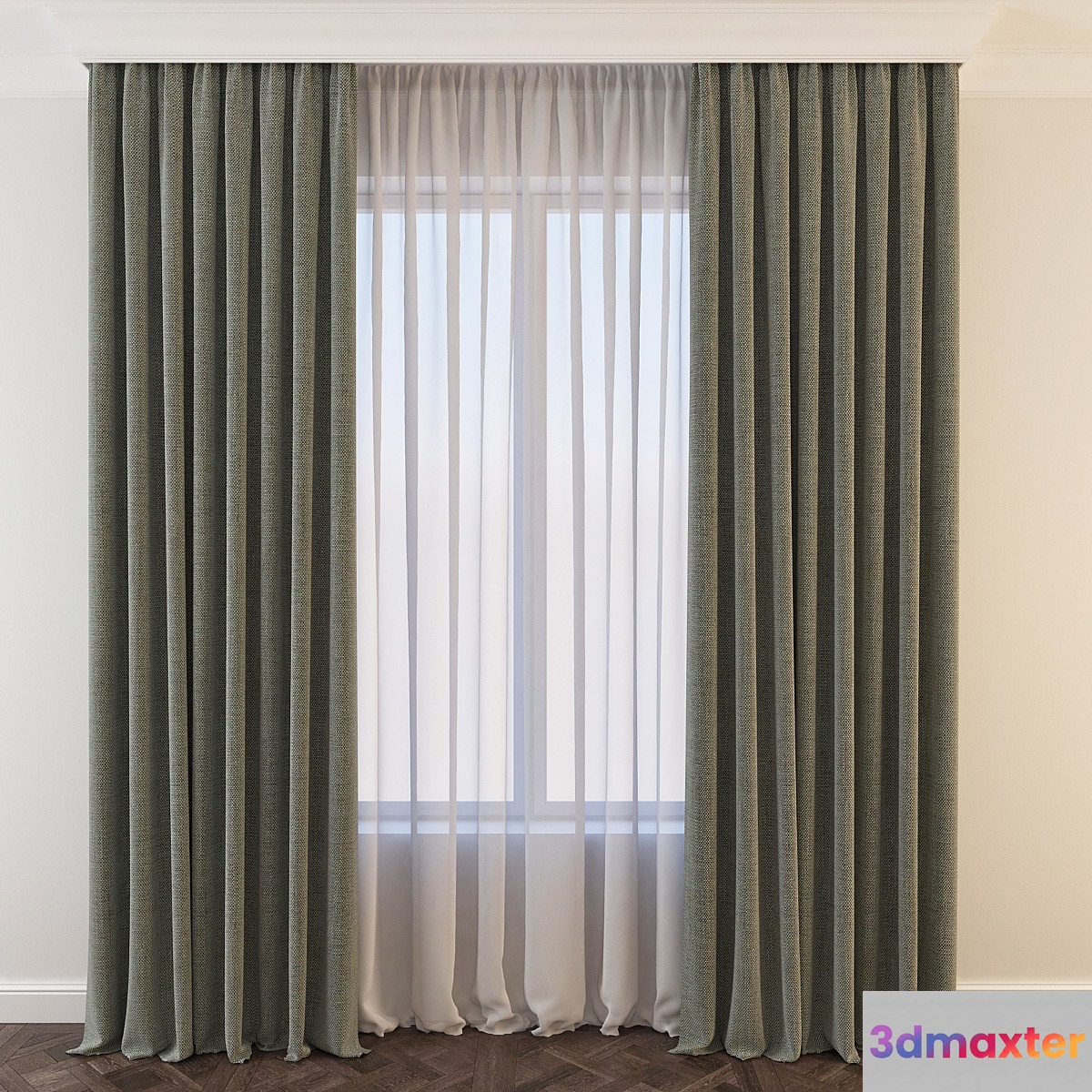 Curtain 3D Max