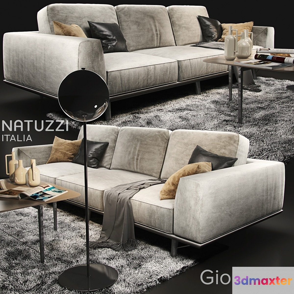Sofa natuzzi Gio 2912 - No.2