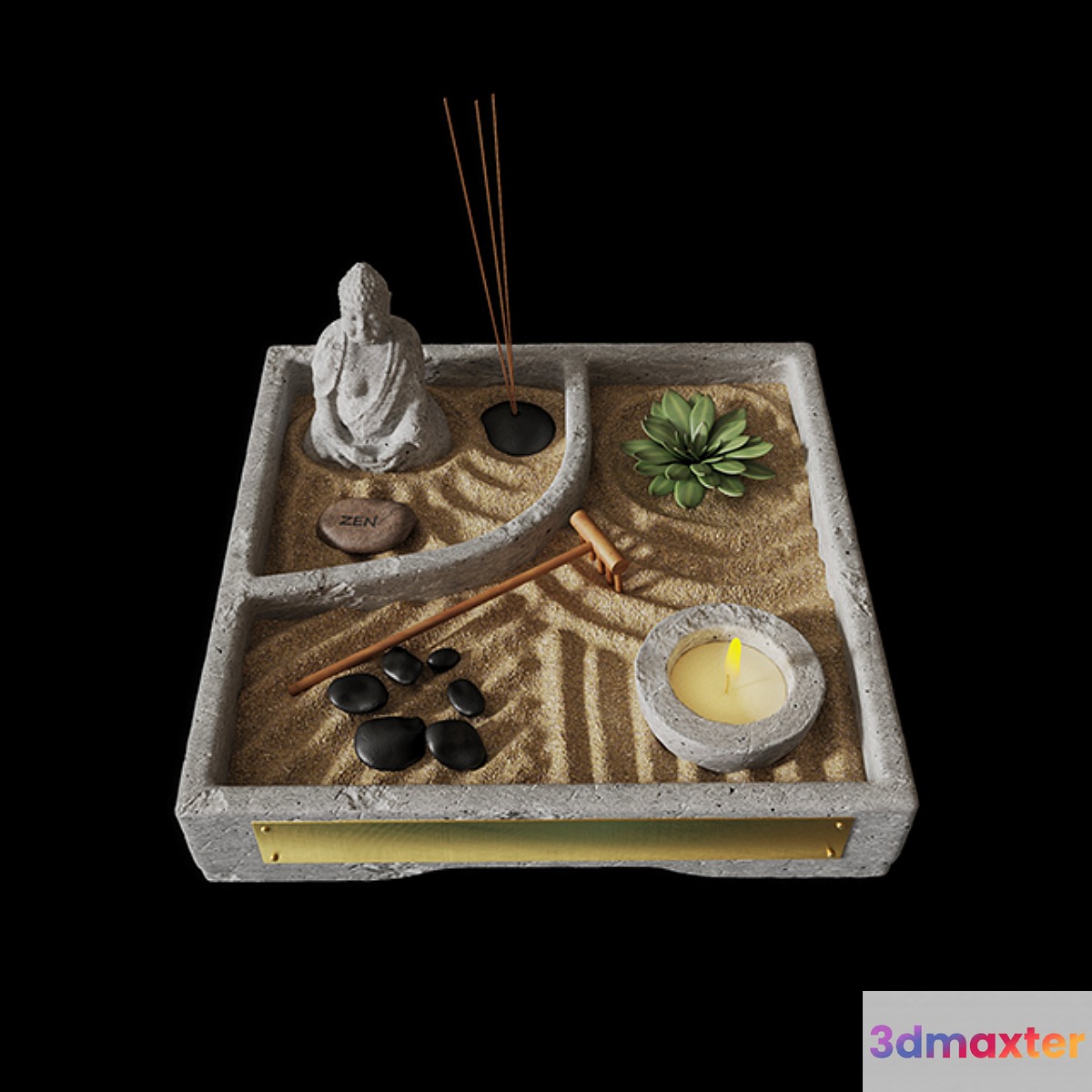 Mini Zen Garden - No.3