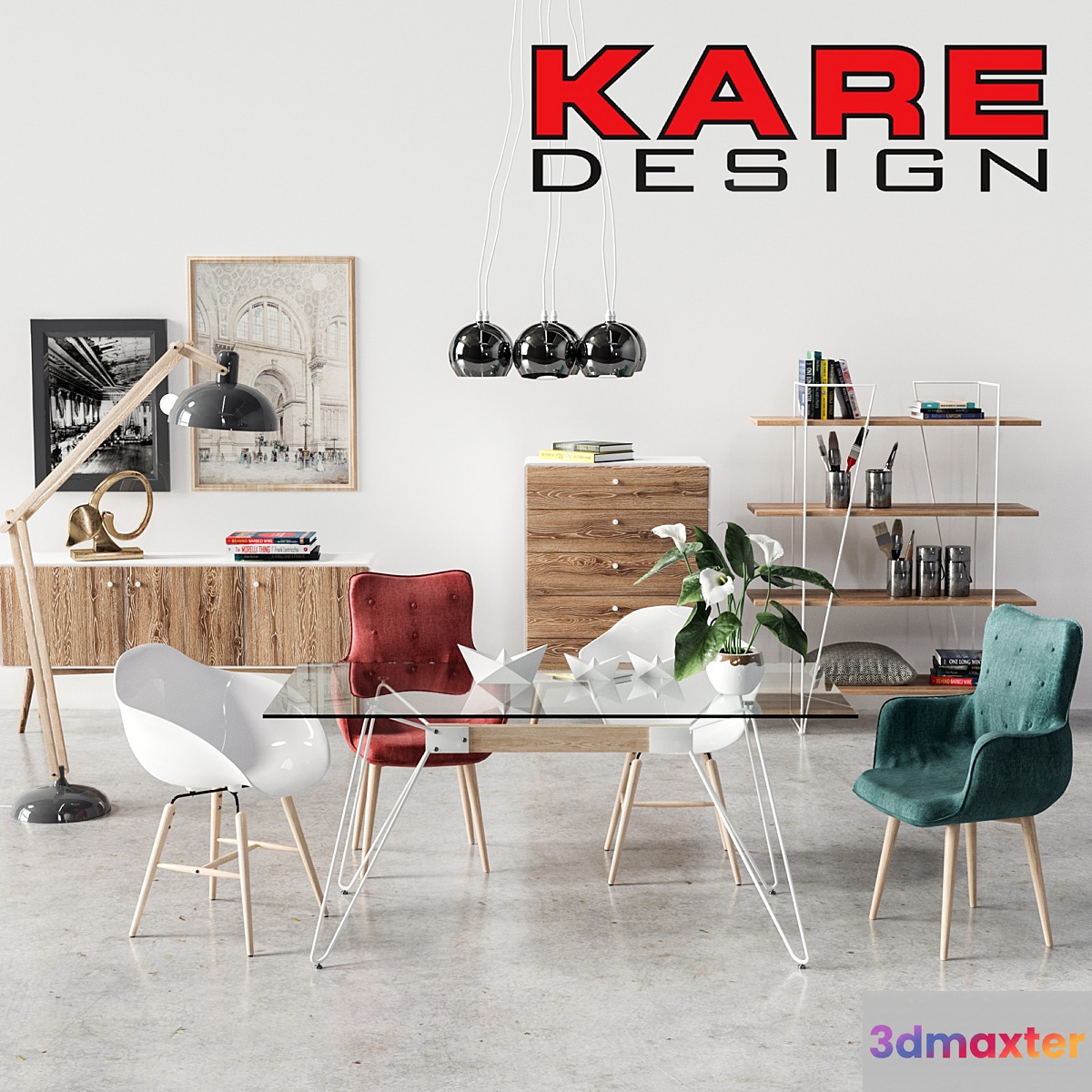 Set of furniture Kare design - No.2