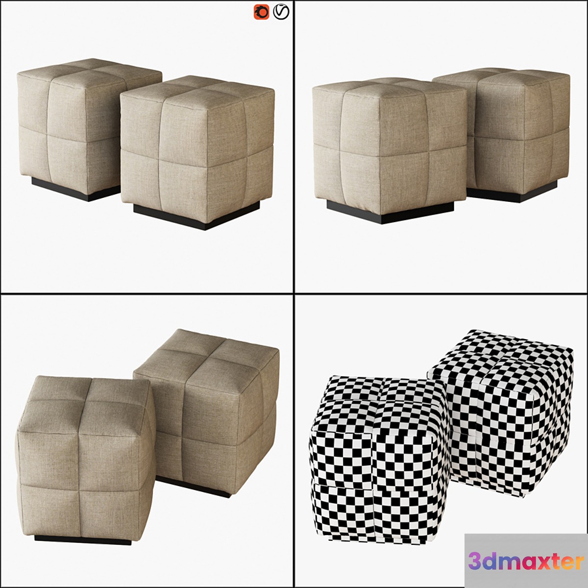 Pouf Bonaldo Squaring