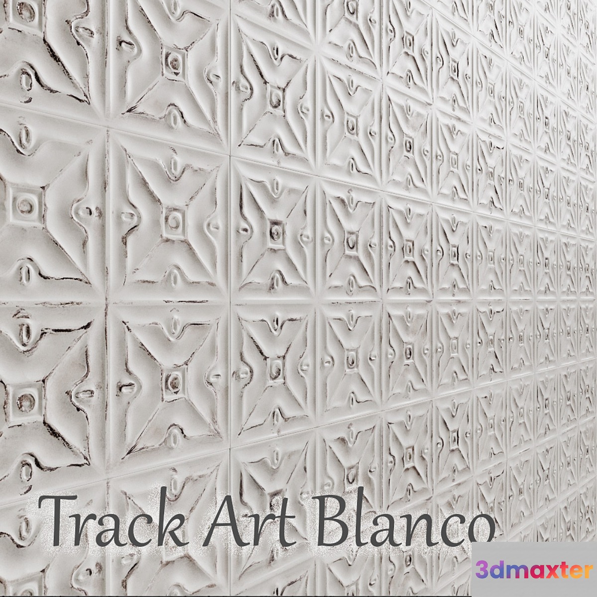 Tile Track Art Blanco 3D Max