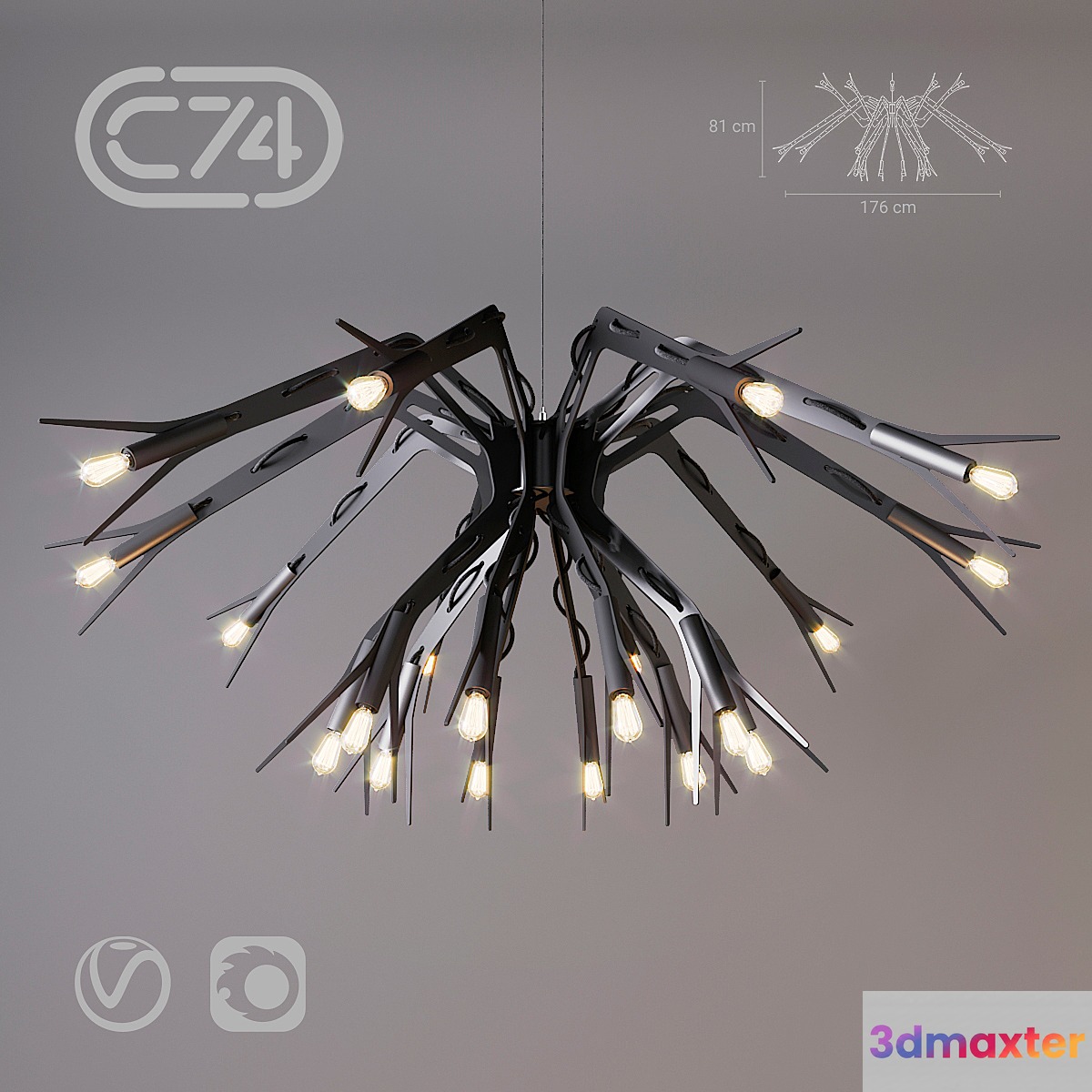 Chandelier C74 - DADDY LONGLEGS XL