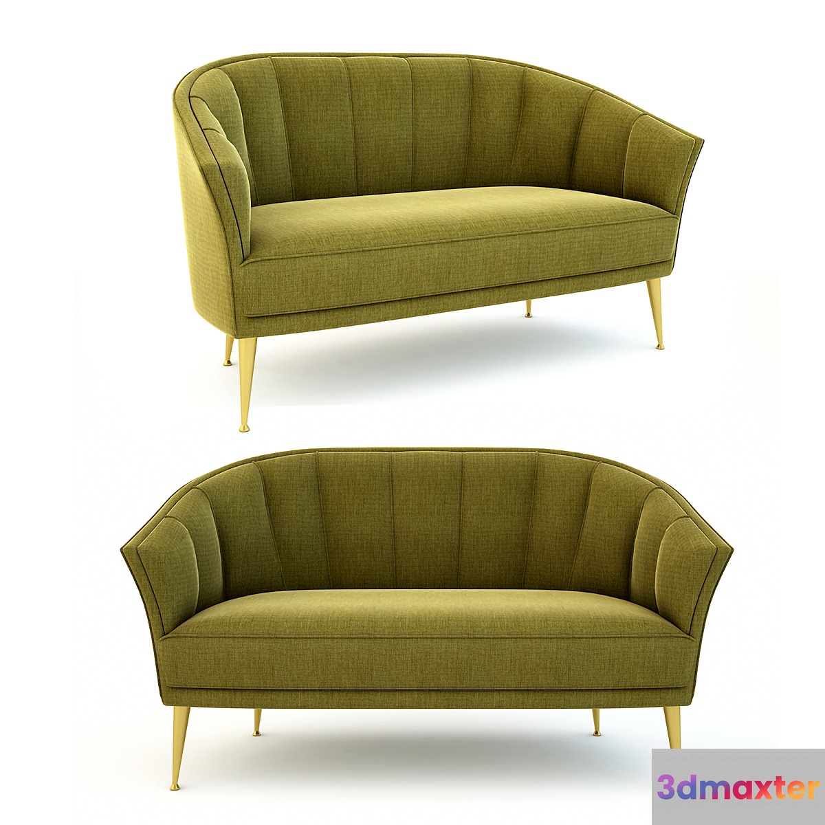 Brabbu - Maya Sofa 2 Seat 3D Max
