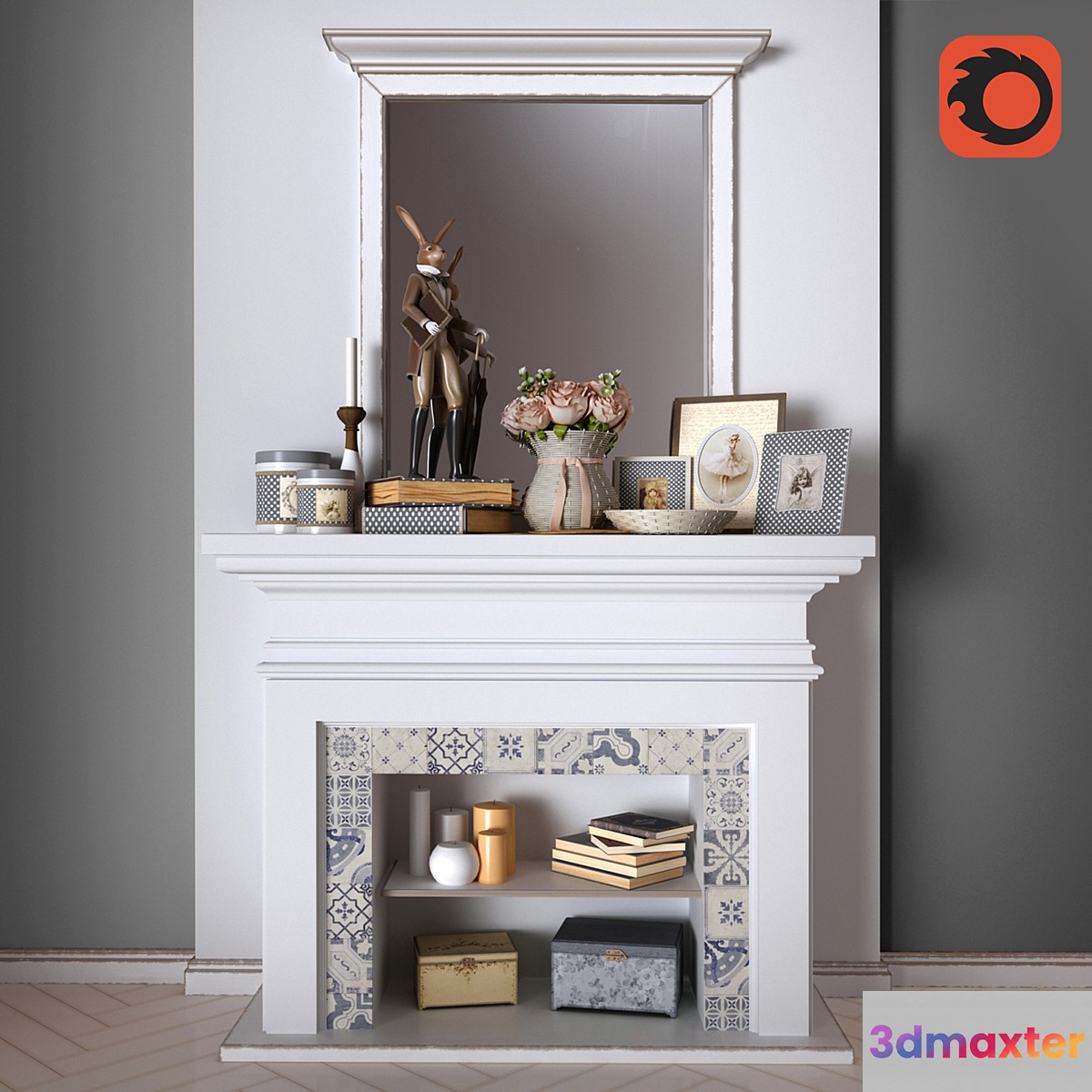 decorative fireplace set