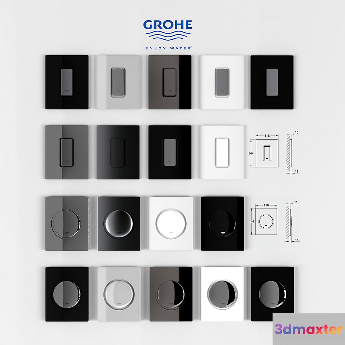 Grohe_Nova Skate_Nova Cosmopolitan 3D Max