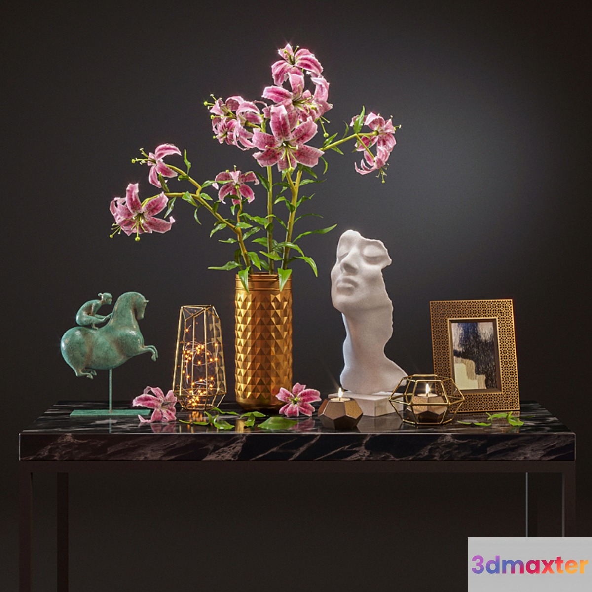 Decorative set 3D Max
