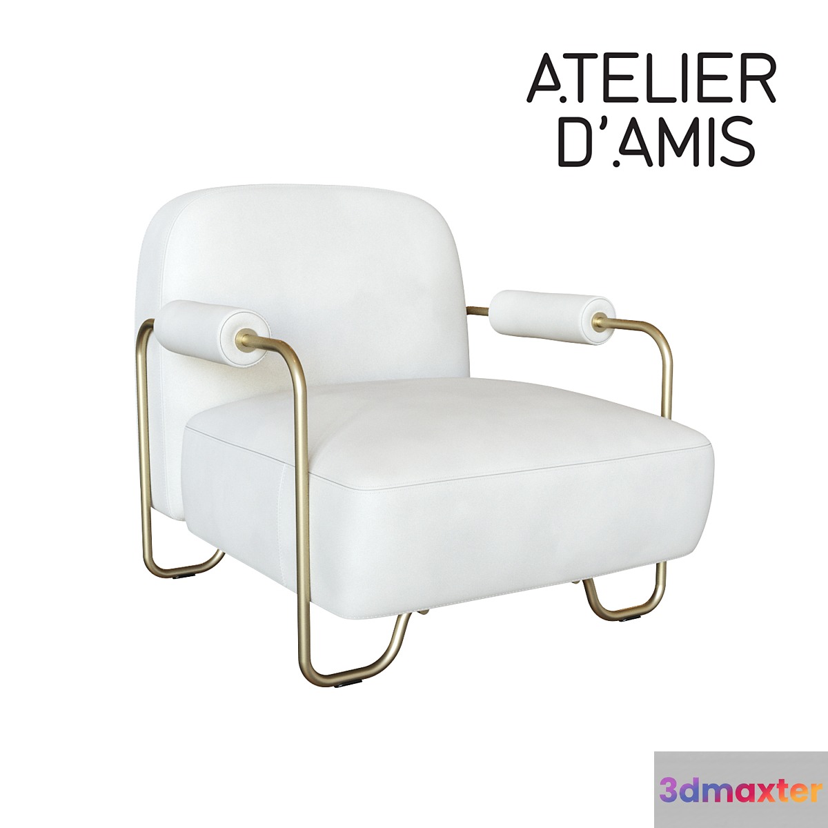 ATELIER D'AMIS PIPELINE MI ARMCHAIR 3D Max